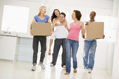 Removal team supporting a residential move in Sutton