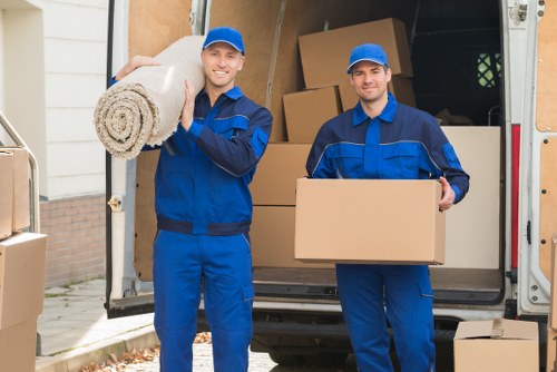 Removal van and movers prepared for urgent same-day relocation in Sutton