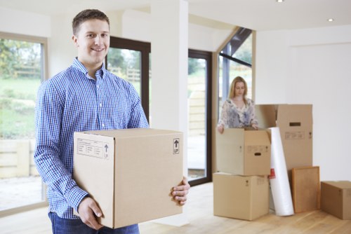 Local removals crew handling a flat move in Sutton