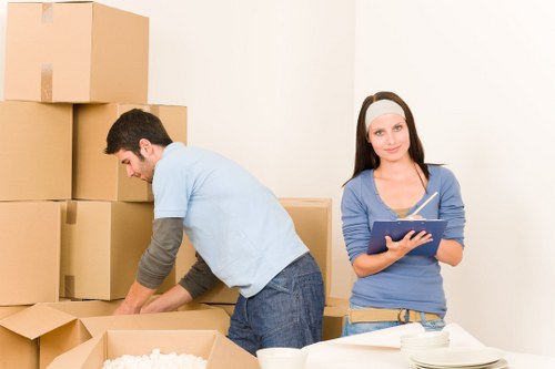 Removal truck serving residential and flat moves in Sutton