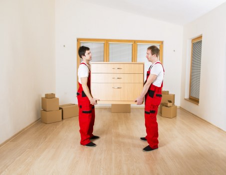 Organised packing and handling during a Sutton removals service